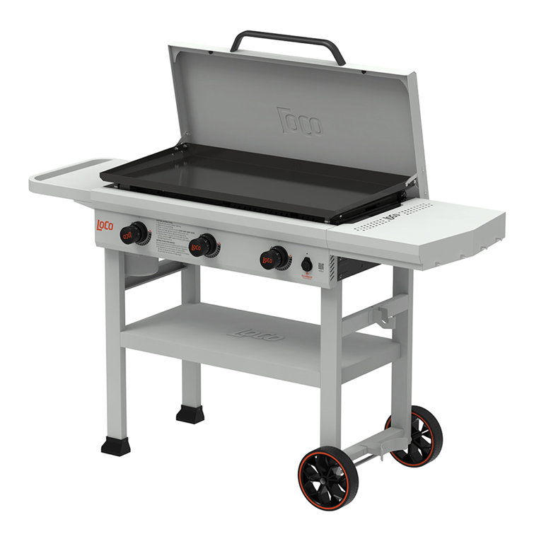 LoCo Cookers 36" Chalk 3-Burner Propane Gas Grill with SmartTemp