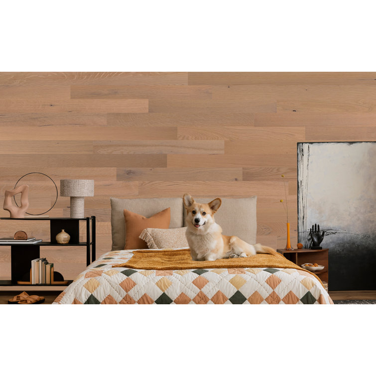Blush Stone Oak Peel and Stick Wall Planks