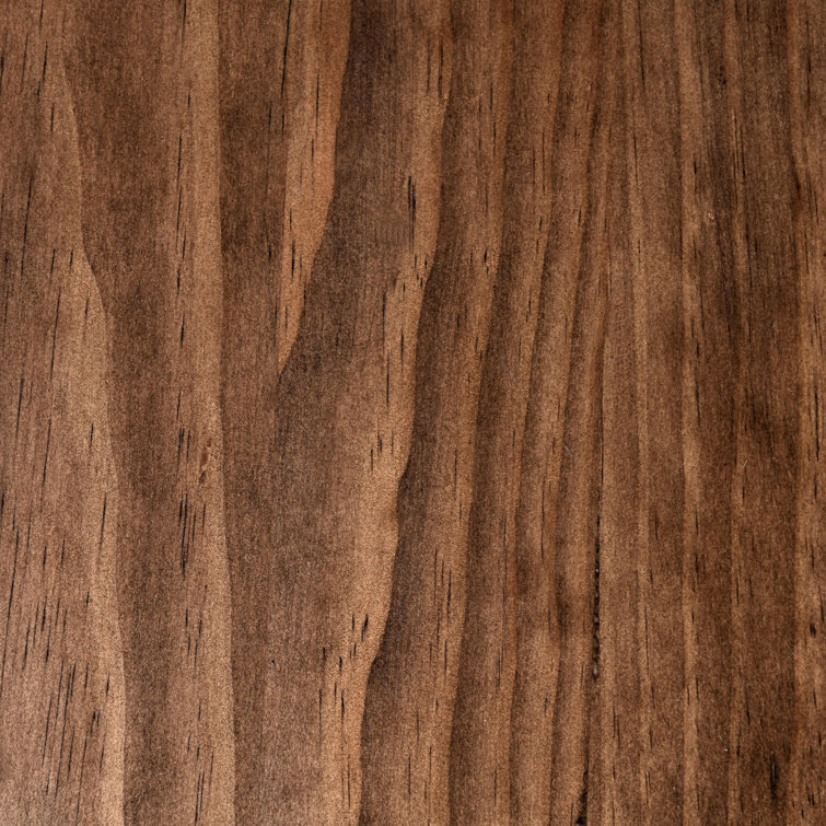Maxwell 42'' Round Reclaimed Pine Wood Dining Table in Brown Finish