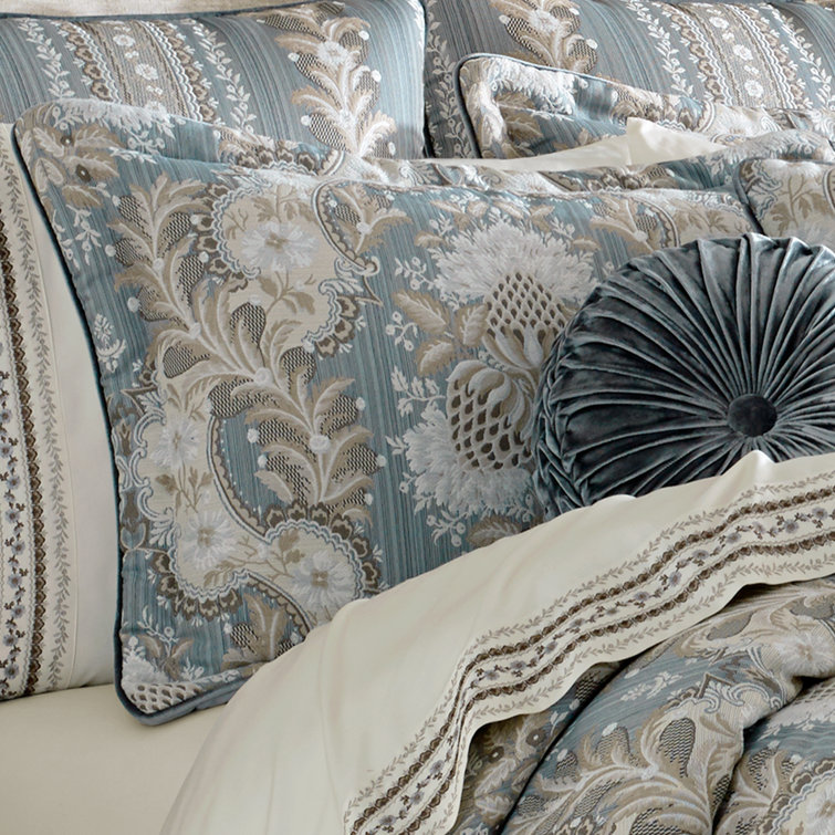 Crystal Palace French Blue Queen Microfiber Comforter Set