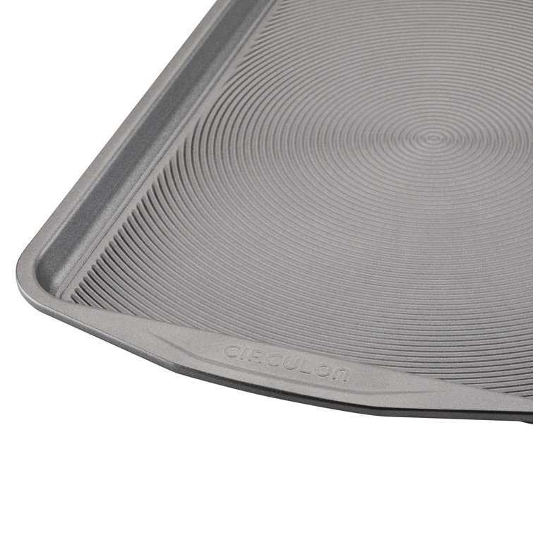 Gray Carbon Steel Non-stick Cookie Sheet Set