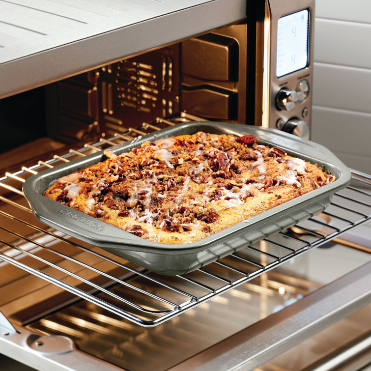 Circulon Total Gray Nonstick Toaster Oven and Pizza Pan Set, 4 Piece