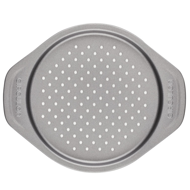 Circulon Total Gray Nonstick Toaster Oven and Pizza Pan Set, 4 Piece