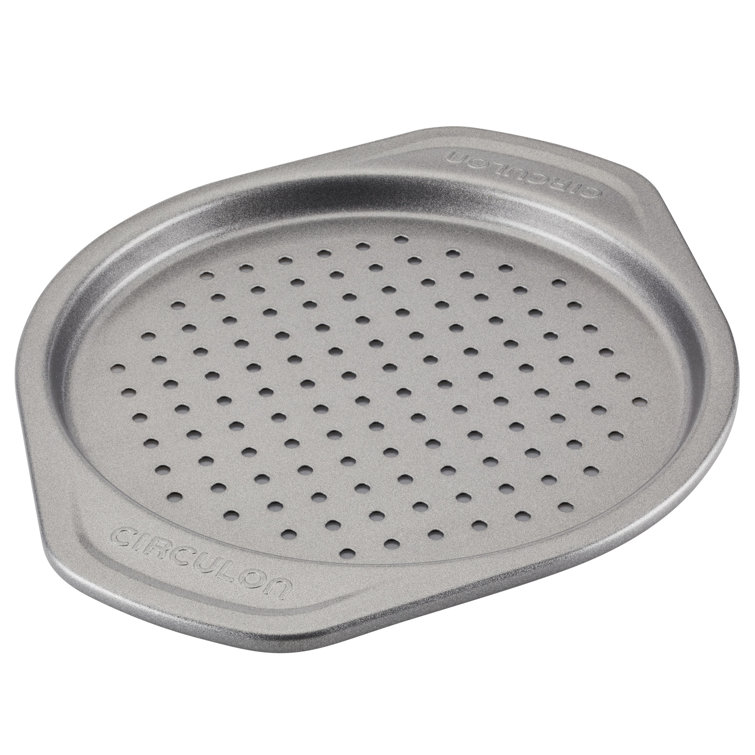 Circulon Total Gray Nonstick Toaster Oven and Pizza Pan Set, 4 Piece