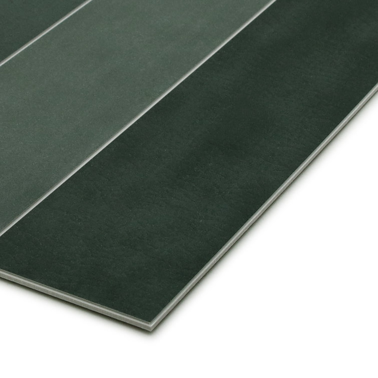 Green Stone Composite Peel and Stick Mosaic Tile Sheets