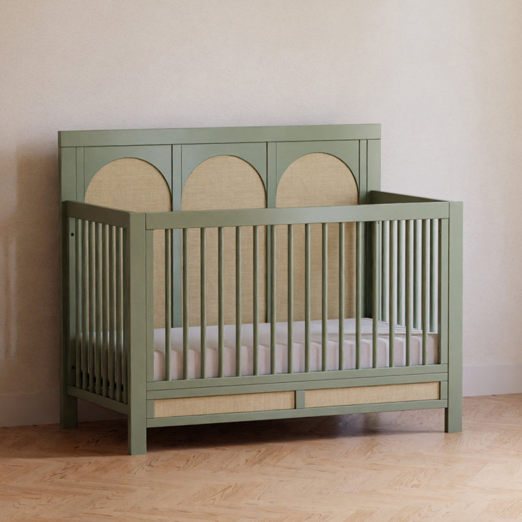 Eloise French Sage and Sand 4-in-1 Convertible Crib