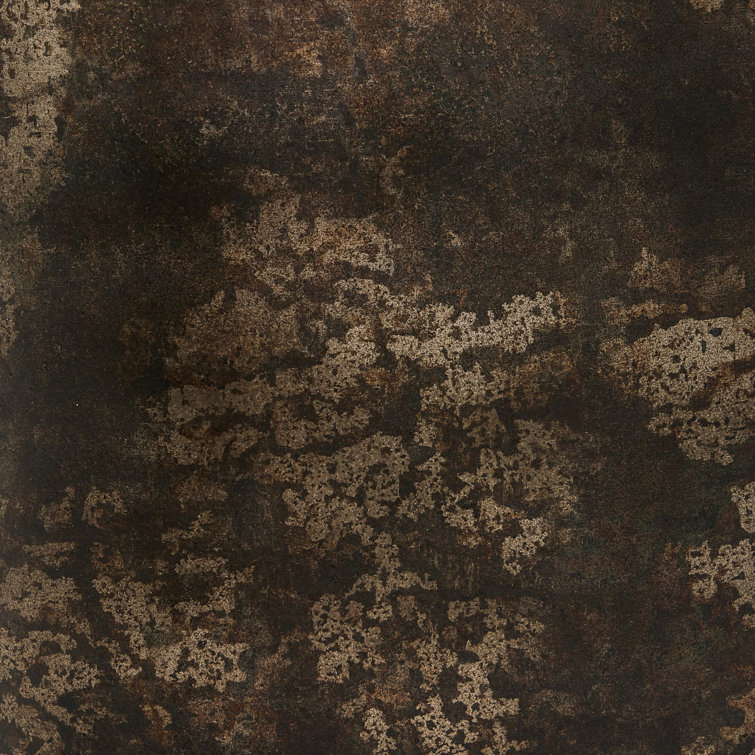 Odessa Distressed Bronze Cast Iron End Table