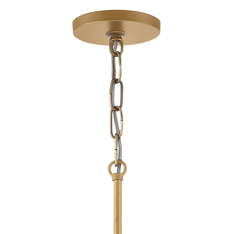 Delfina Deluxe Gold 5-Light Geometric Chandelier