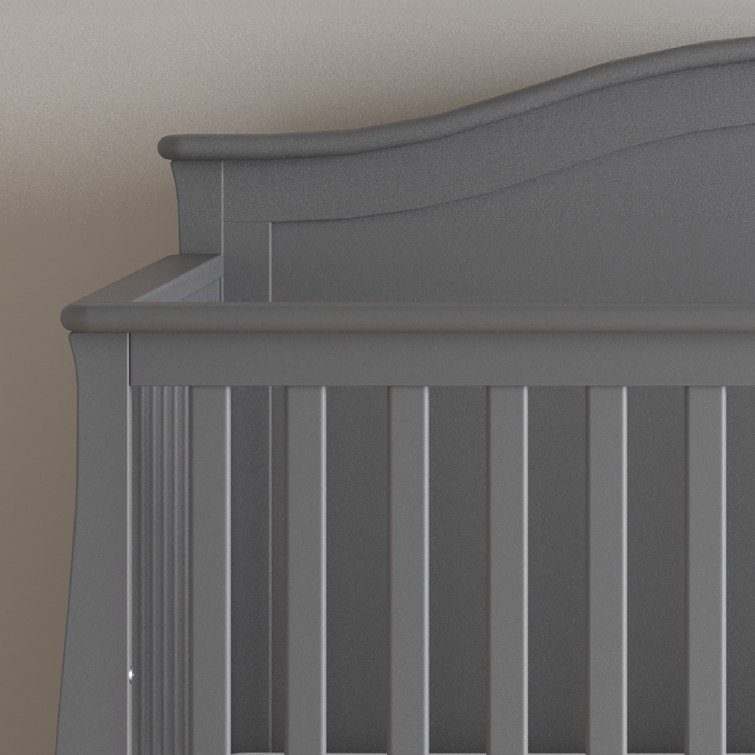 Camden Cool Gray Painted Wood 2-Piece Nursery Set