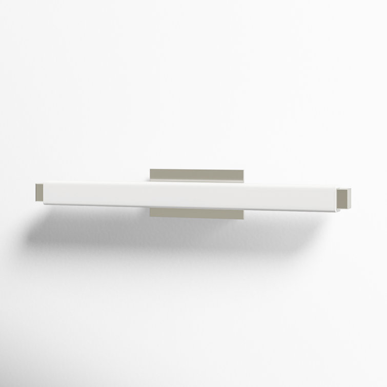 Sleek Mini Vogue 24" LED Bath Vanity Light in Brushed Nickel