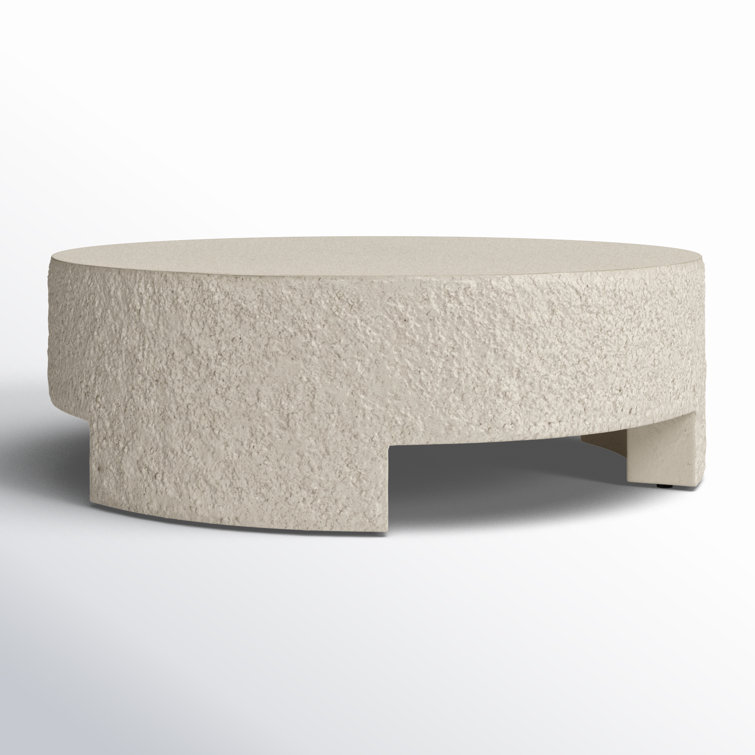 Hobart 48'' Stone Outdoor Coffee Table