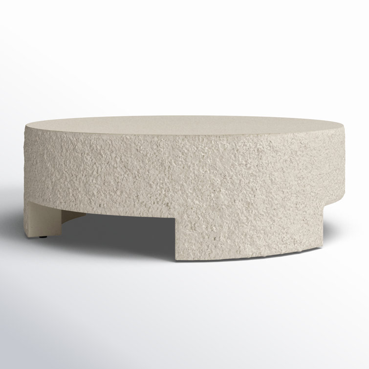 Hobart 48'' Stone Outdoor Coffee Table