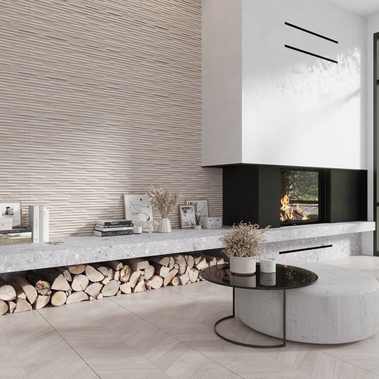 Blanco White Oak Matte Porcelain Rectangular Tile 8x48