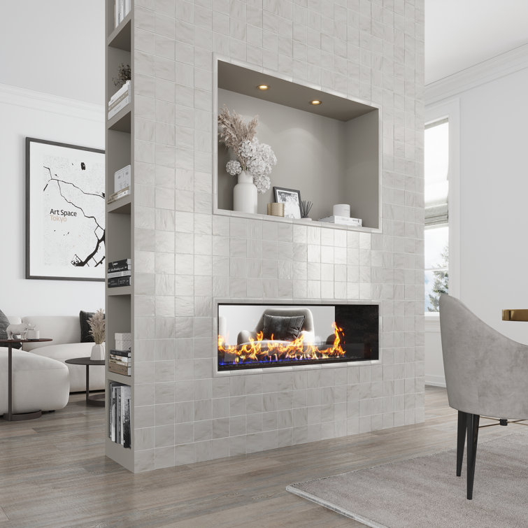 Duchess 4" x 4" Glossy White Ceramic Wall Tile