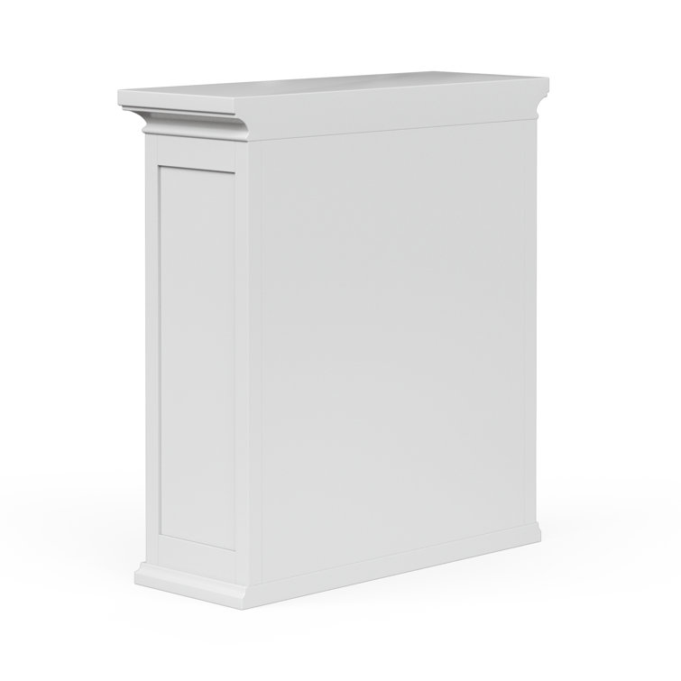 Versailles Elegant White 22" Engineered Wood Wall Cabinet