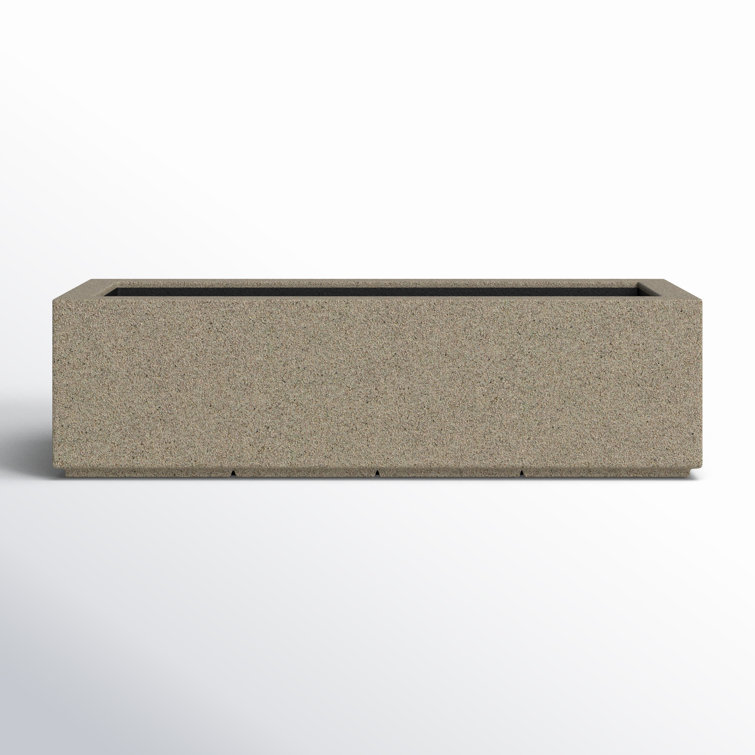 Sandstone Granite Extra Large Rectangular Polymer Planter