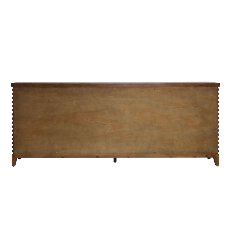 Myra 82'' Brown Acacia Wood Sideboard