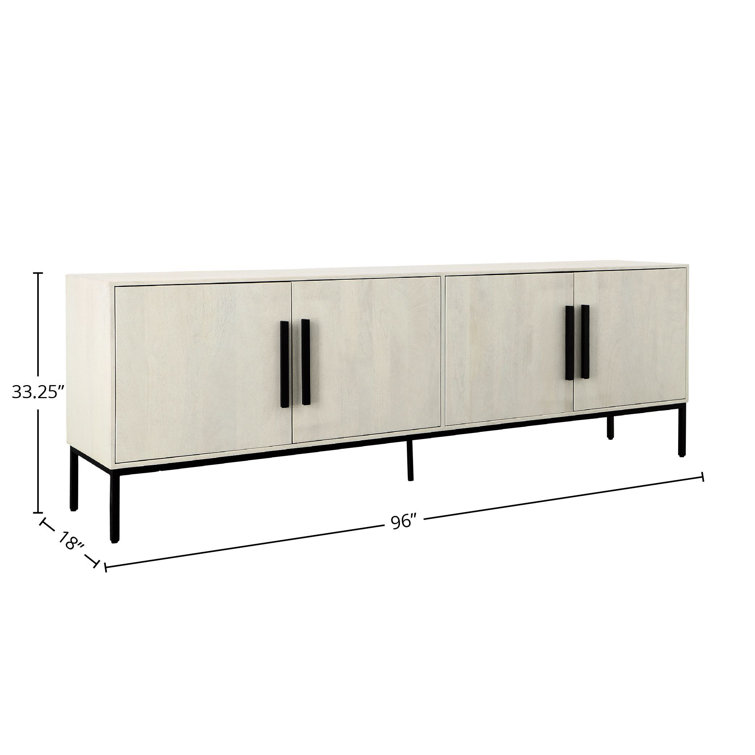 Hepworth 96'' Light Brown Mango Wood Buffet