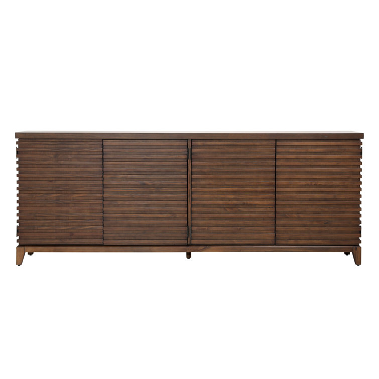 Essie 82'' Brown Acacia Wood Sideboard