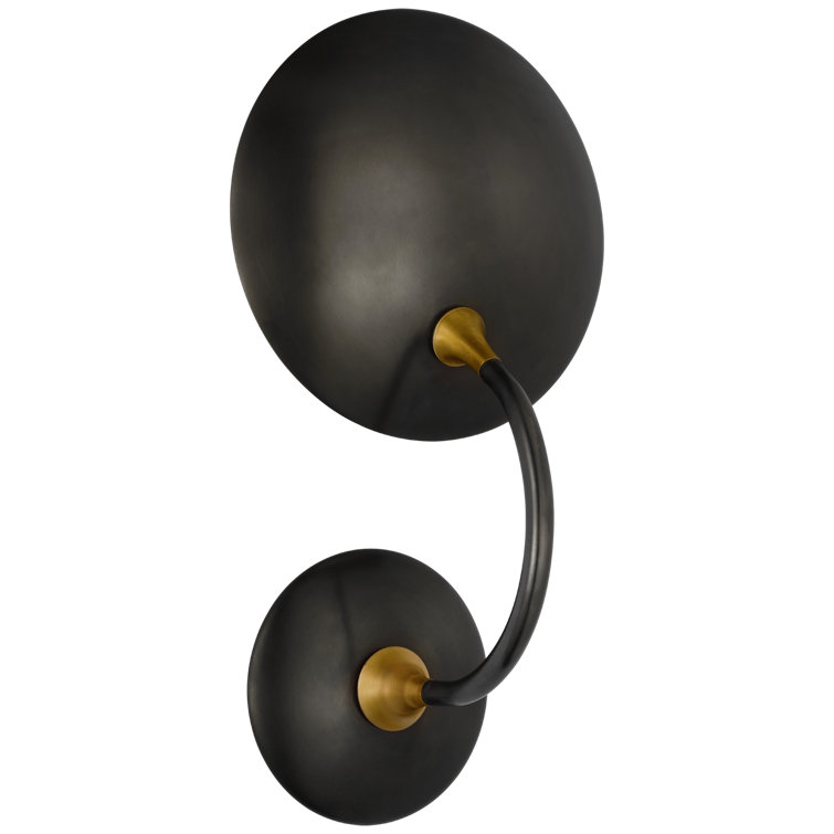 Keira 15.25" Dimmable Brass LED Wall Sconce