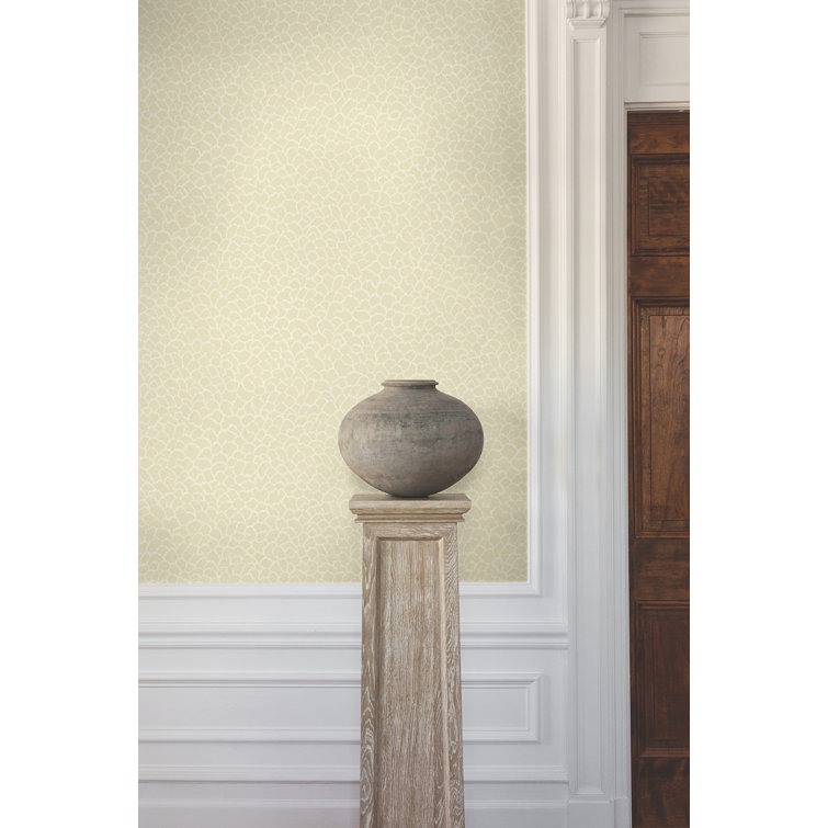 Mae Camel Non-Woven Textured Wallpaper