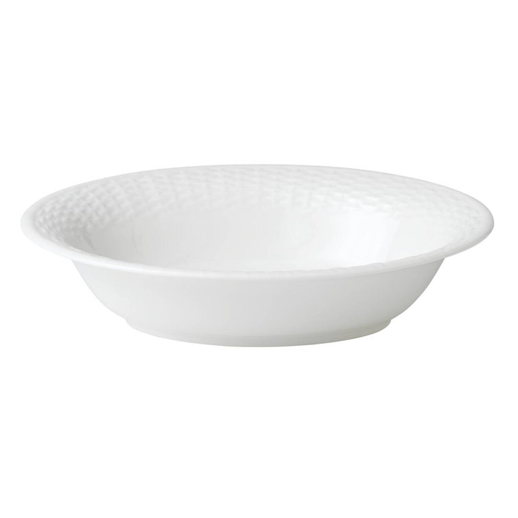 Elegant White Porcelain 4-Piece Fine China Place Setting