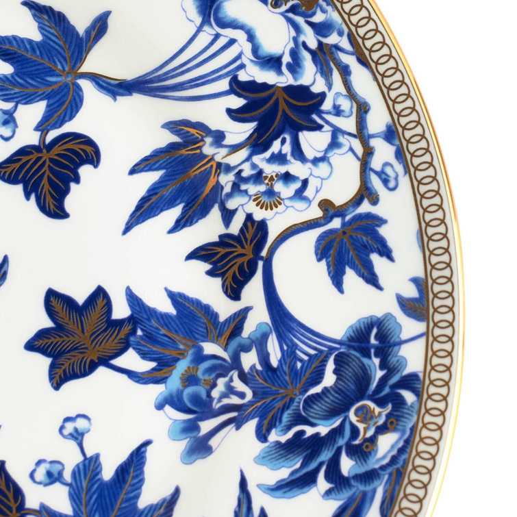 Blue Floral Porcelain 8" Salad Plate