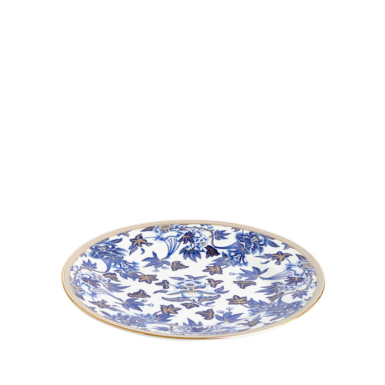 Blue Floral Porcelain 8" Salad Plate
