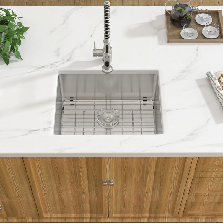 23'' Stainless Steel Single Bowl Drop-In Kitchen Sink