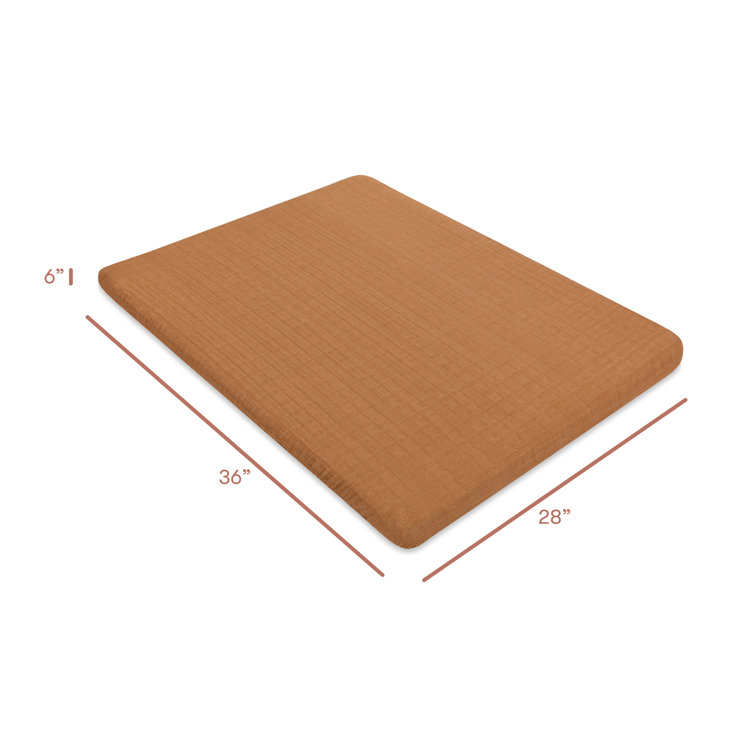 Burnt Sienna Organic Cotton Baby Crib Sheet