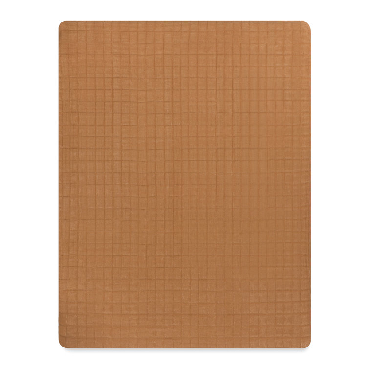 Burnt Sienna Organic Cotton Baby Crib Sheet