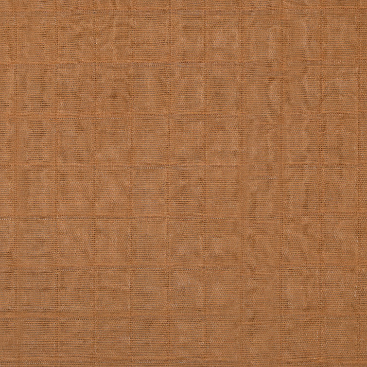 Burnt Sienna Organic Cotton Mini Crib Sheet