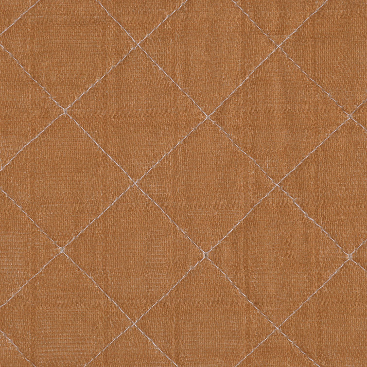Burnt Sienna Quilted Organic Cotton Changing Pad Cover
