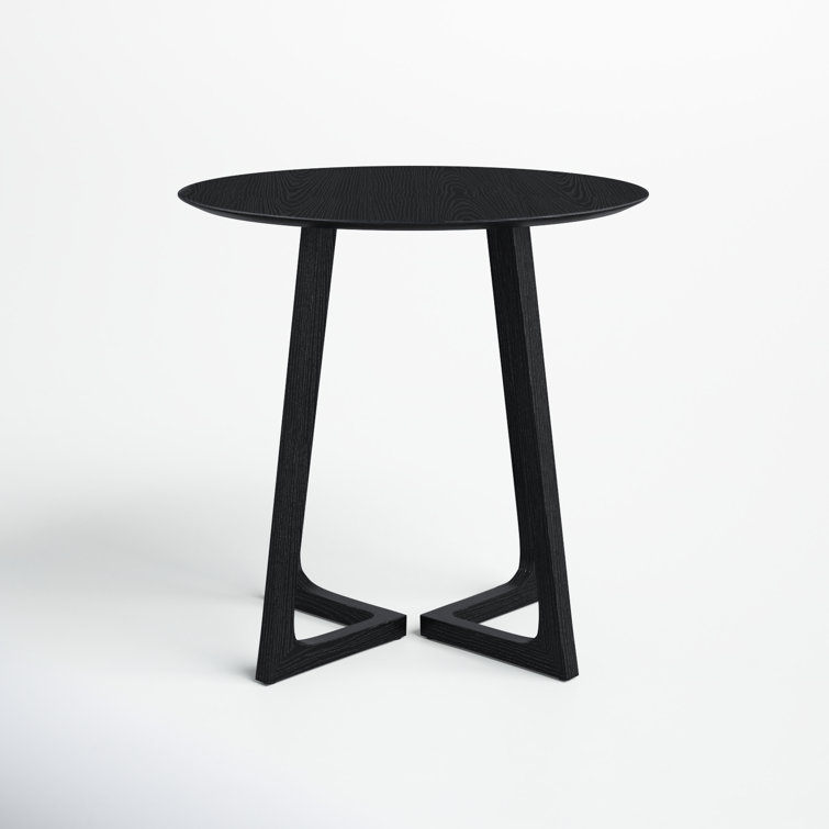Black Ash Round Counter Height Dining Table