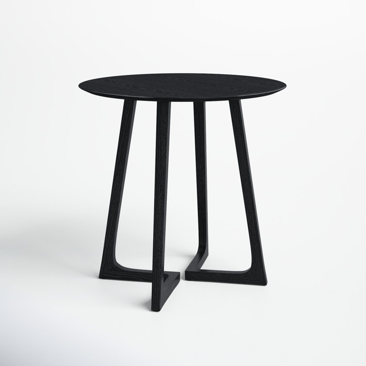 Black Ash Round Counter Height Dining Table