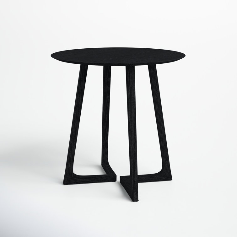 Black Ash Round Counter Height Dining Table