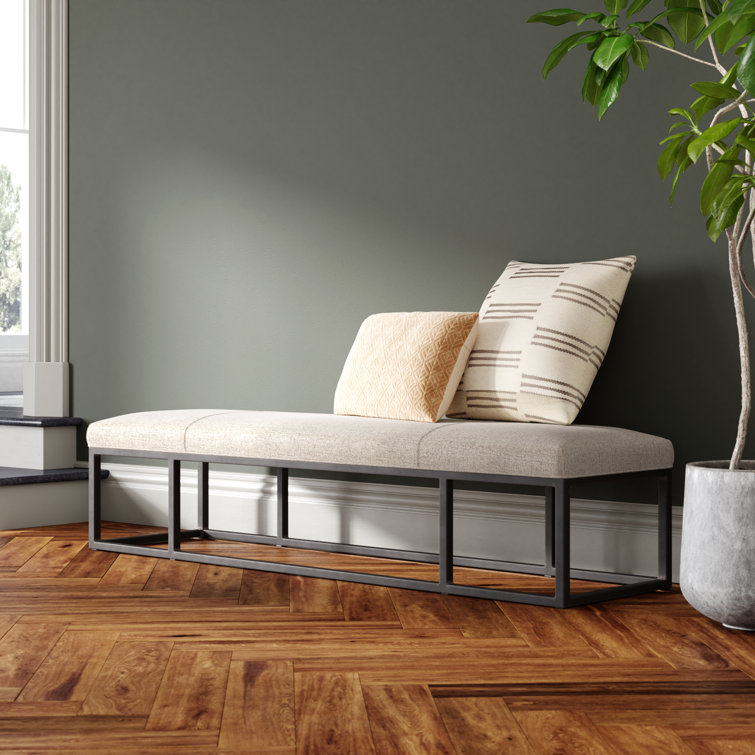 Kabina Modern Fabric-Upholstered Entryway Bench