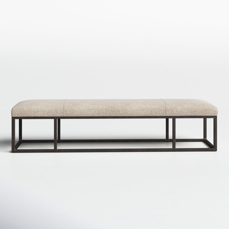 Kabina Modern Fabric-Upholstered Entryway Bench