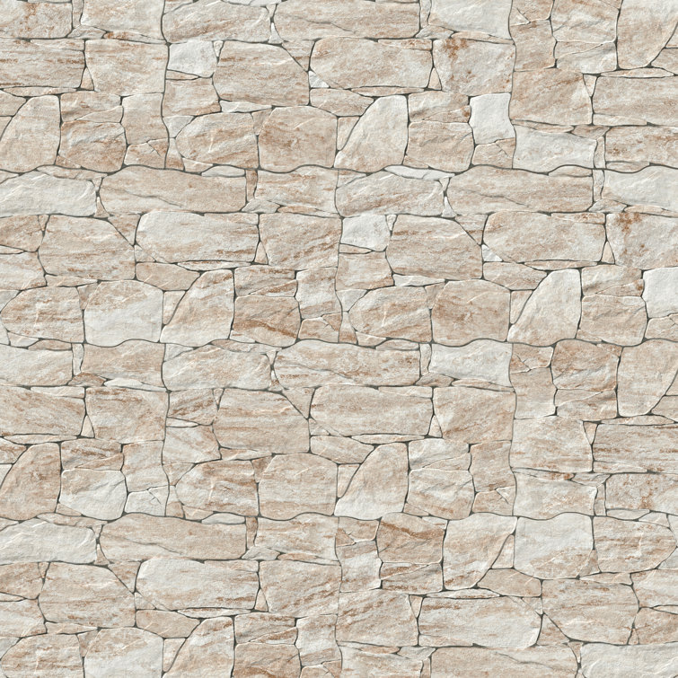 Caldera Roques Beige Stone Look Porcelain Wall & Floor Tile