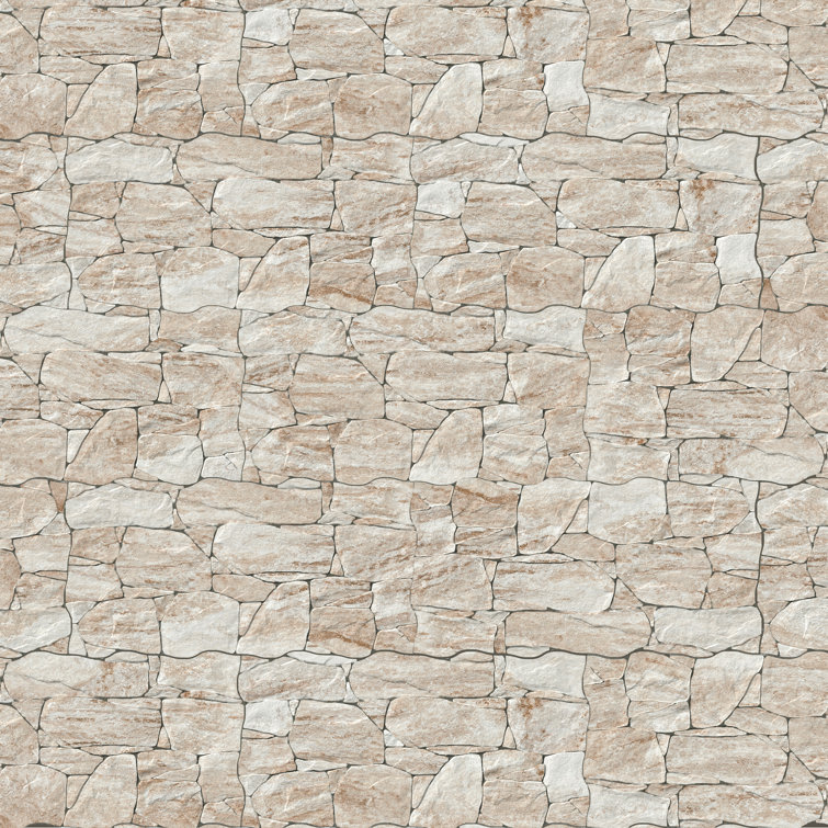 Caldera Roques Beige Stone Look Porcelain Wall & Floor Tile