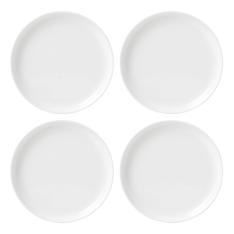 White Porcelain 12-Piece Dinnerware Set for Four