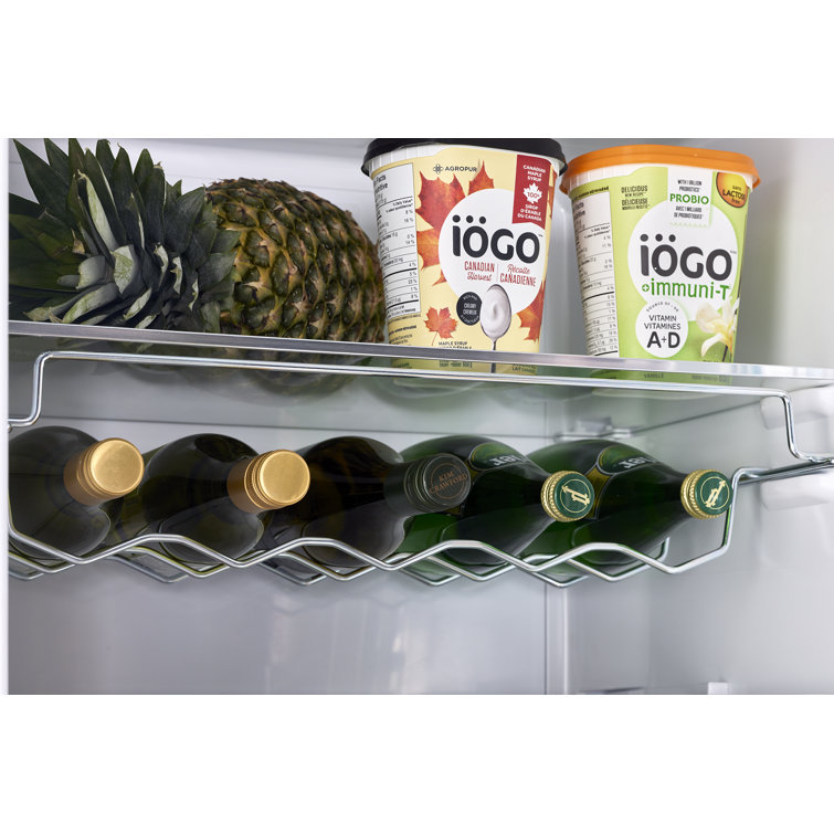 Ocean Mist Turquoise Retro Bottom Freezer Refrigerator with Ice Maker