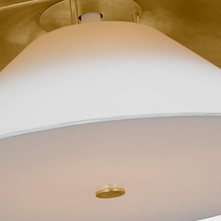 Gilded Glass and Gold 24" Indoor Pendant Light