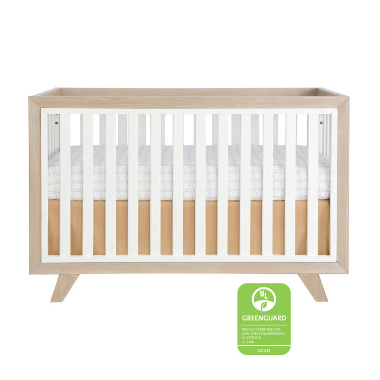 Wooster Almond and White 3-in-1 Convertible Crib