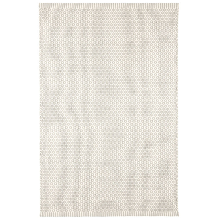 Platinum Gray Handwoven Wool and Synthetic Rug, 2' x 3'