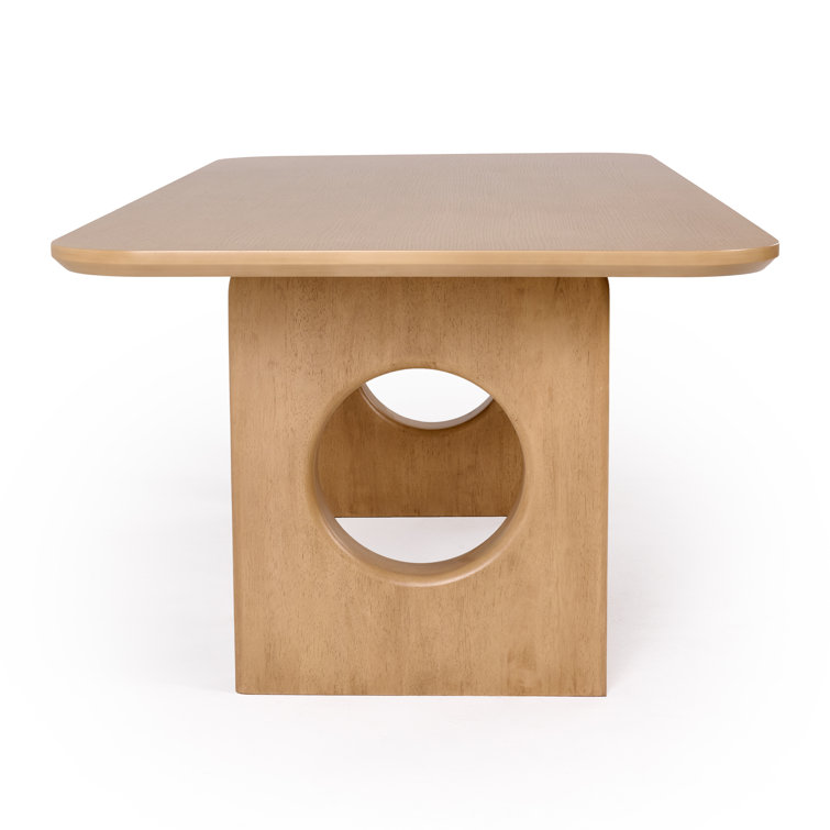 Amadeus 90'' White Oak Veneer Dining Table
