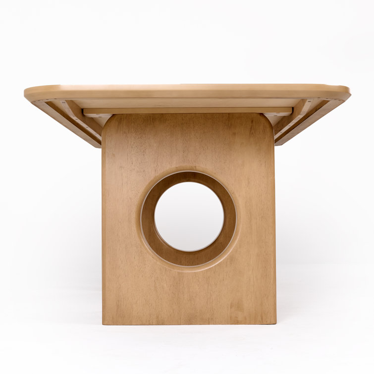 Amadeus 90'' White Oak Veneer Dining Table