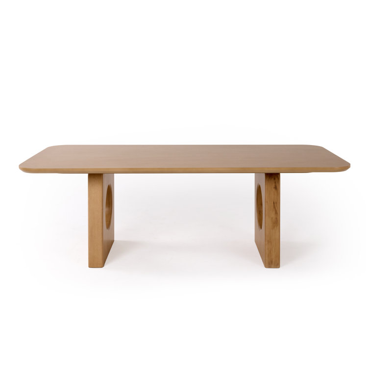 Amadeus 90'' White Oak Veneer Dining Table