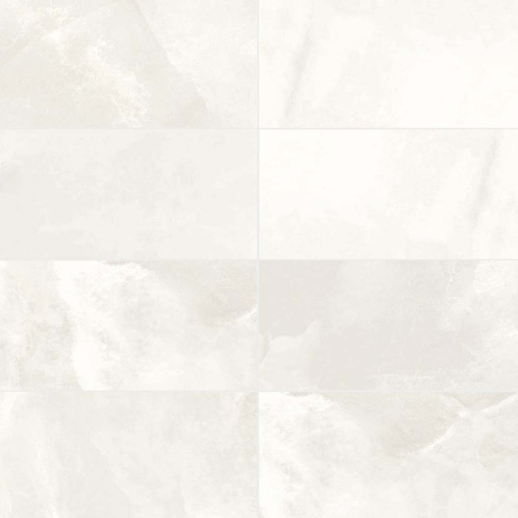 Glossy White Large Format Polished Porcelain Wall and Floor Tile