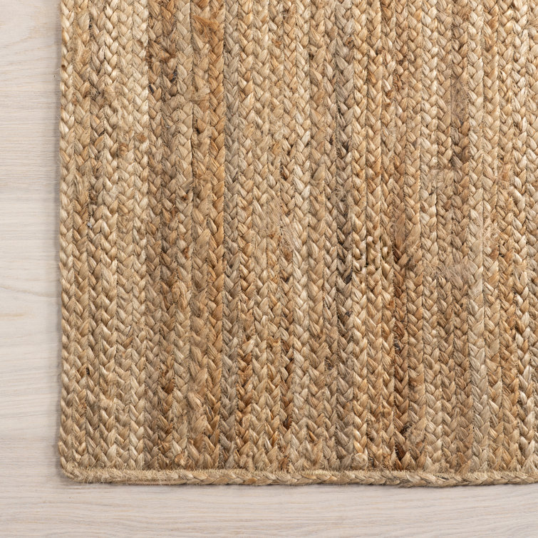 Handmade Natural Jute Rectangular Area Rug, 72'' x 72''